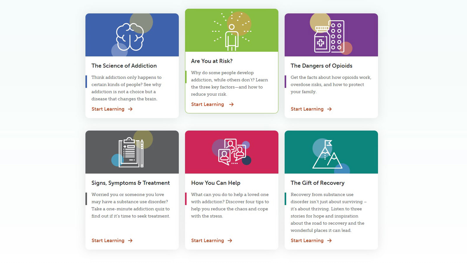 Learning modules offered through Shatterproof