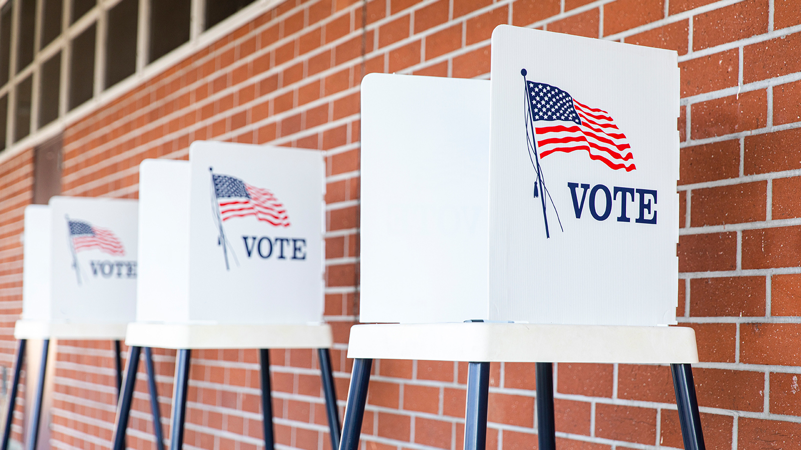 Election polling area