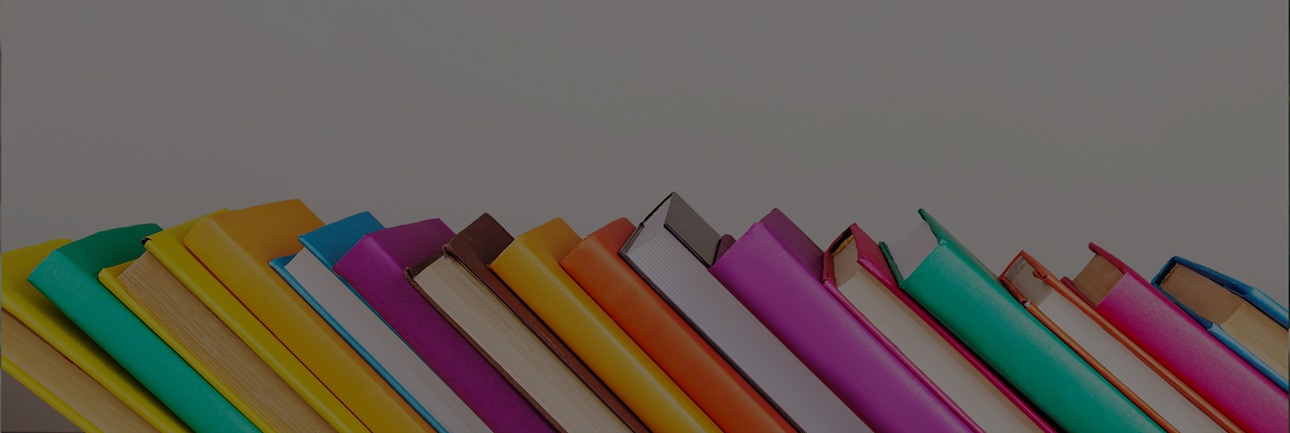 Books leaning on eachother to the left