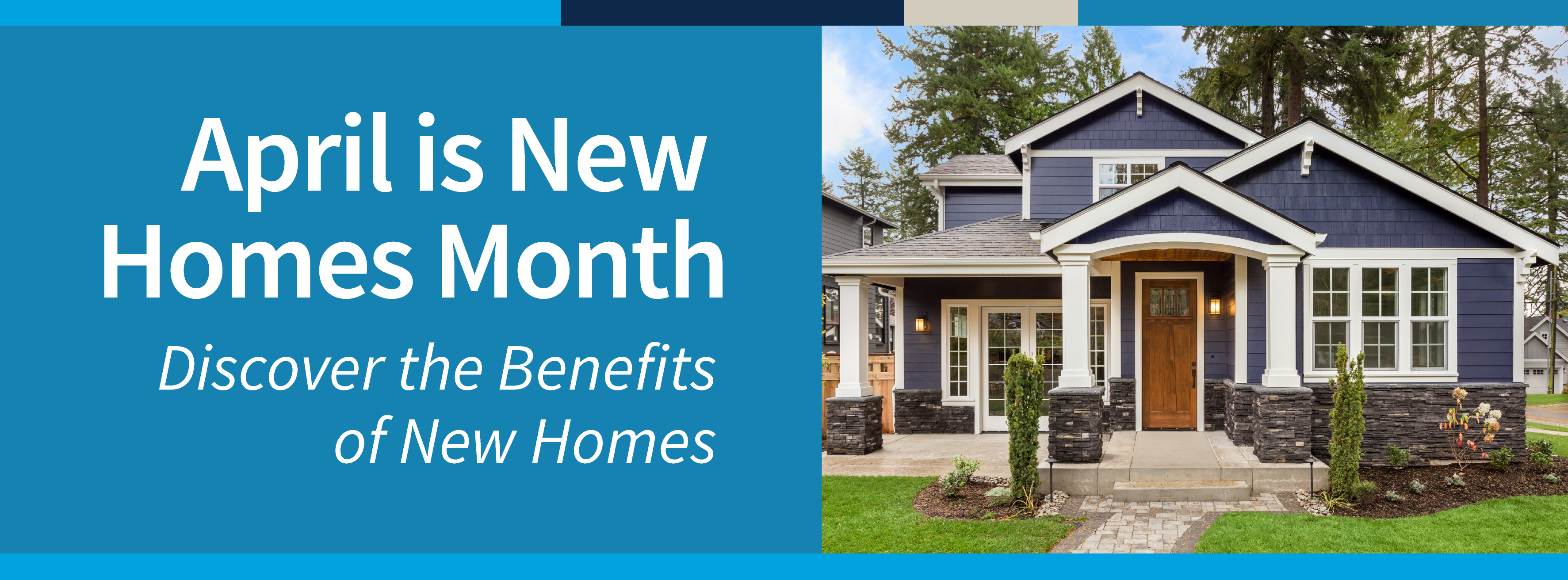 A Facebook cover photo for New Homes Month. 