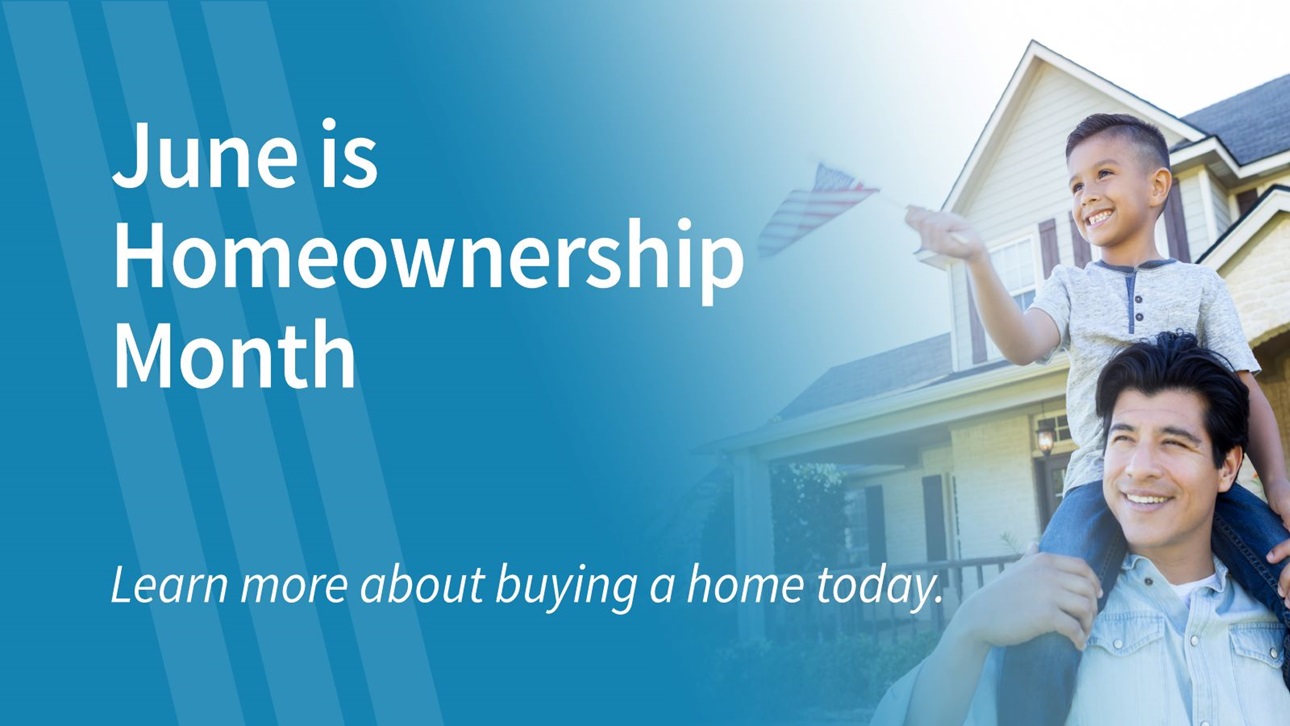 june is homeownership month banner