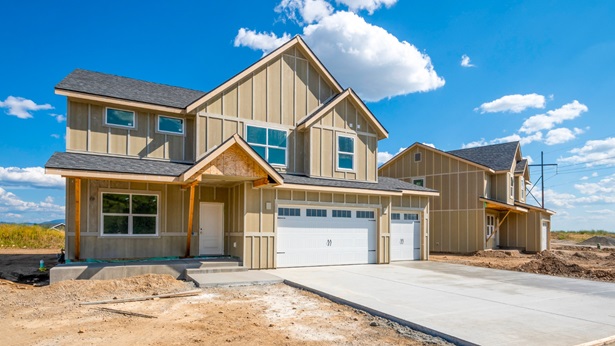 New homes under construction