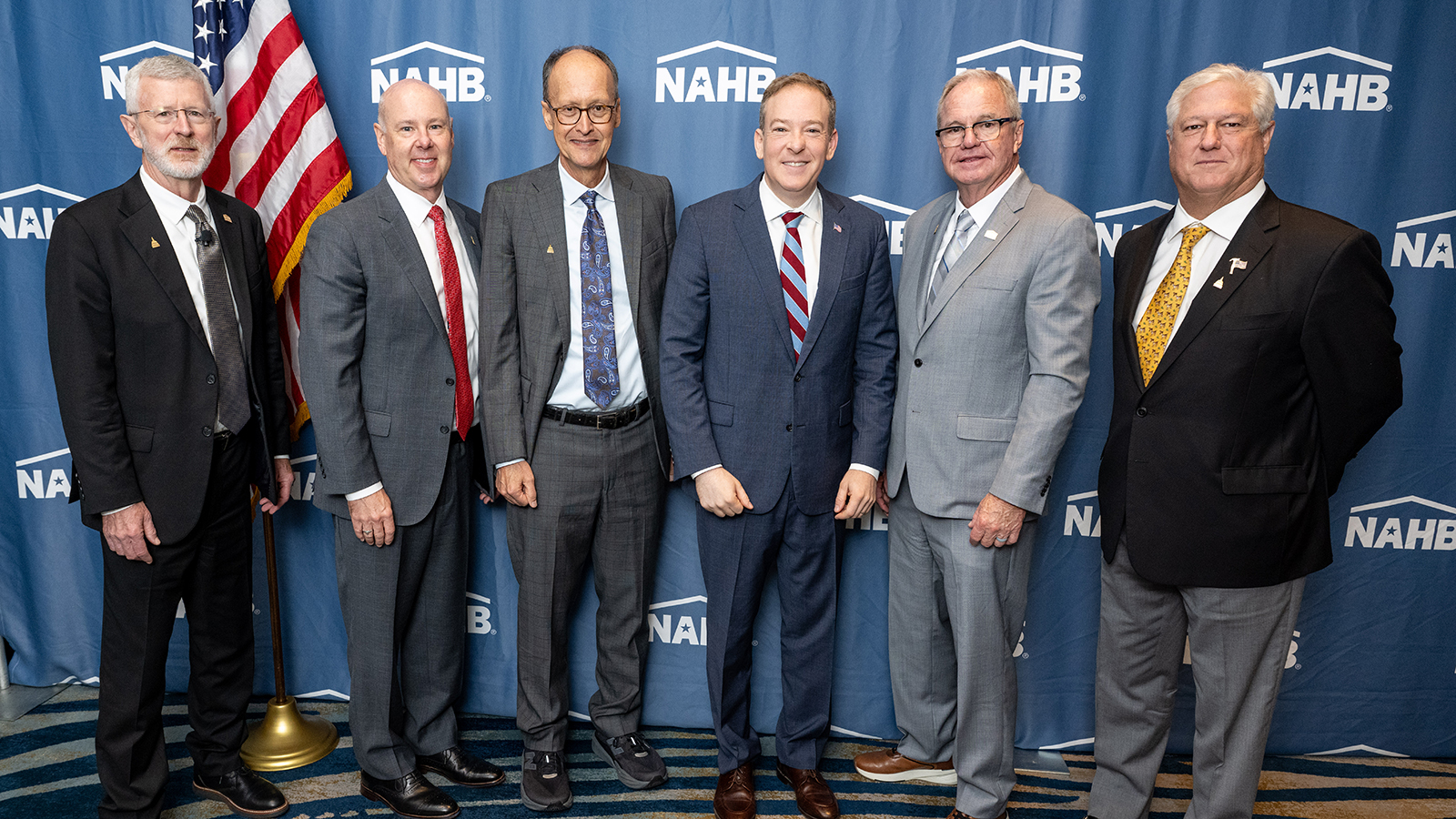 EPA Admininstrator Lee Zeldin (center) with NAHB Senior Officers