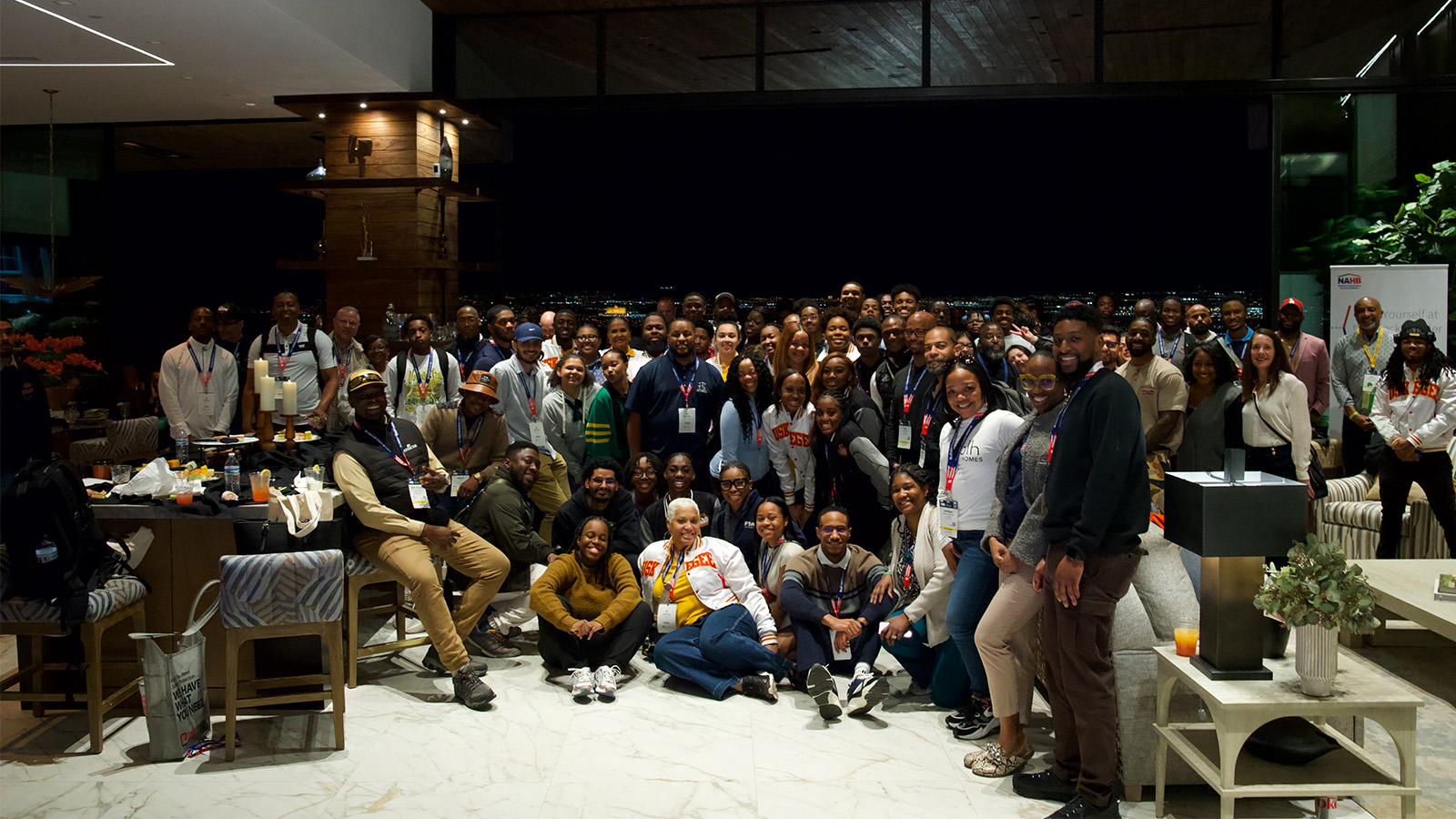 110 students, mentors and program sponsors attended the 2025 Black Builder Mixer