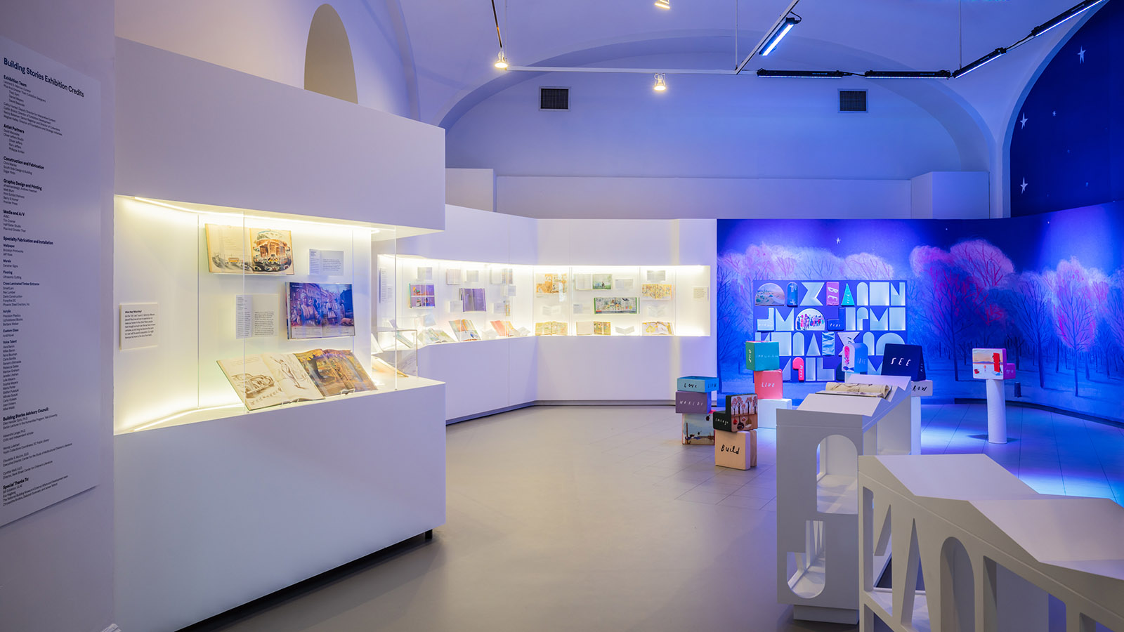 building stories space at museum