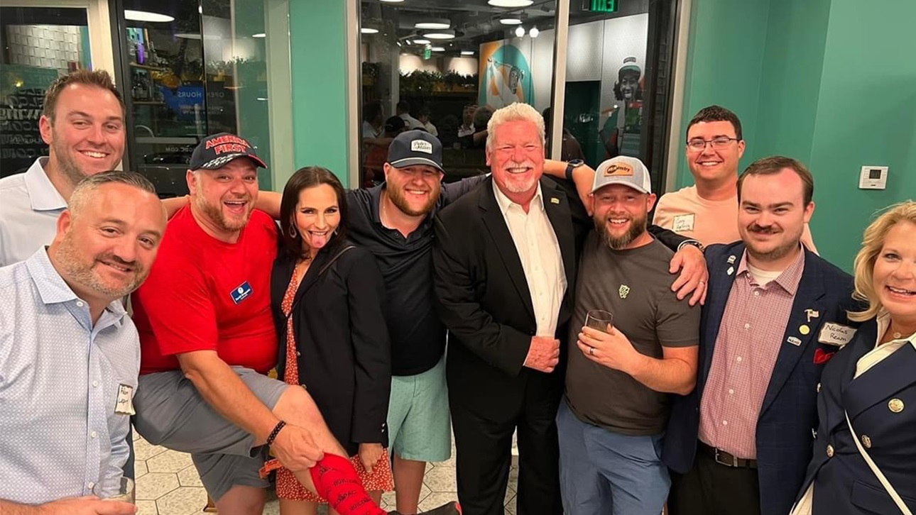 YP members at City Swing Build-PAC fundraiser event