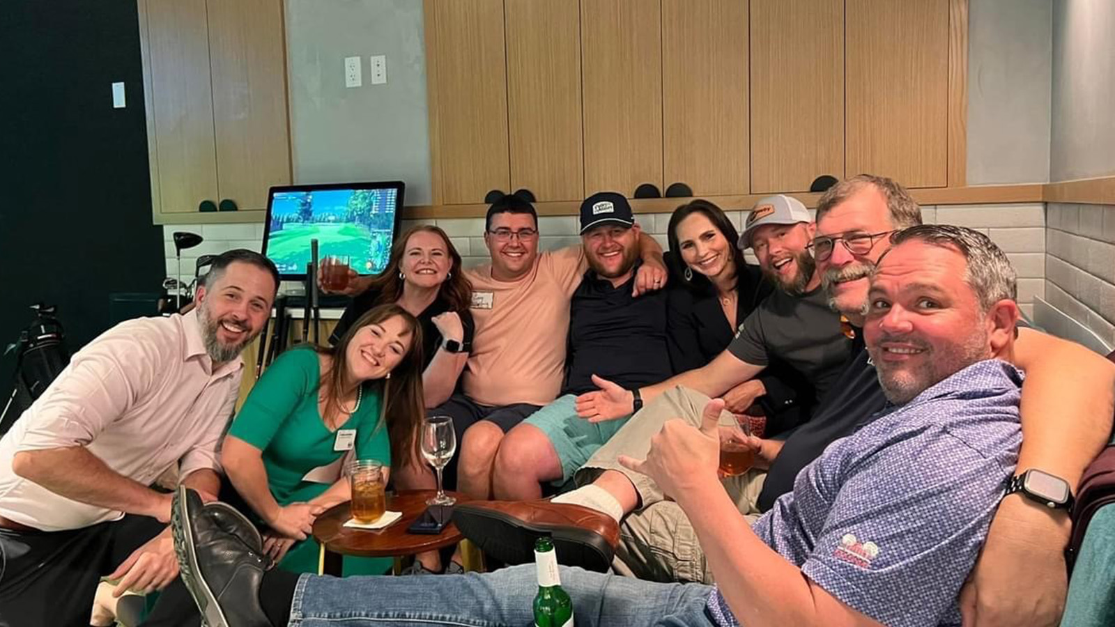 YP members at City Swing Build-PAC fundraiser event