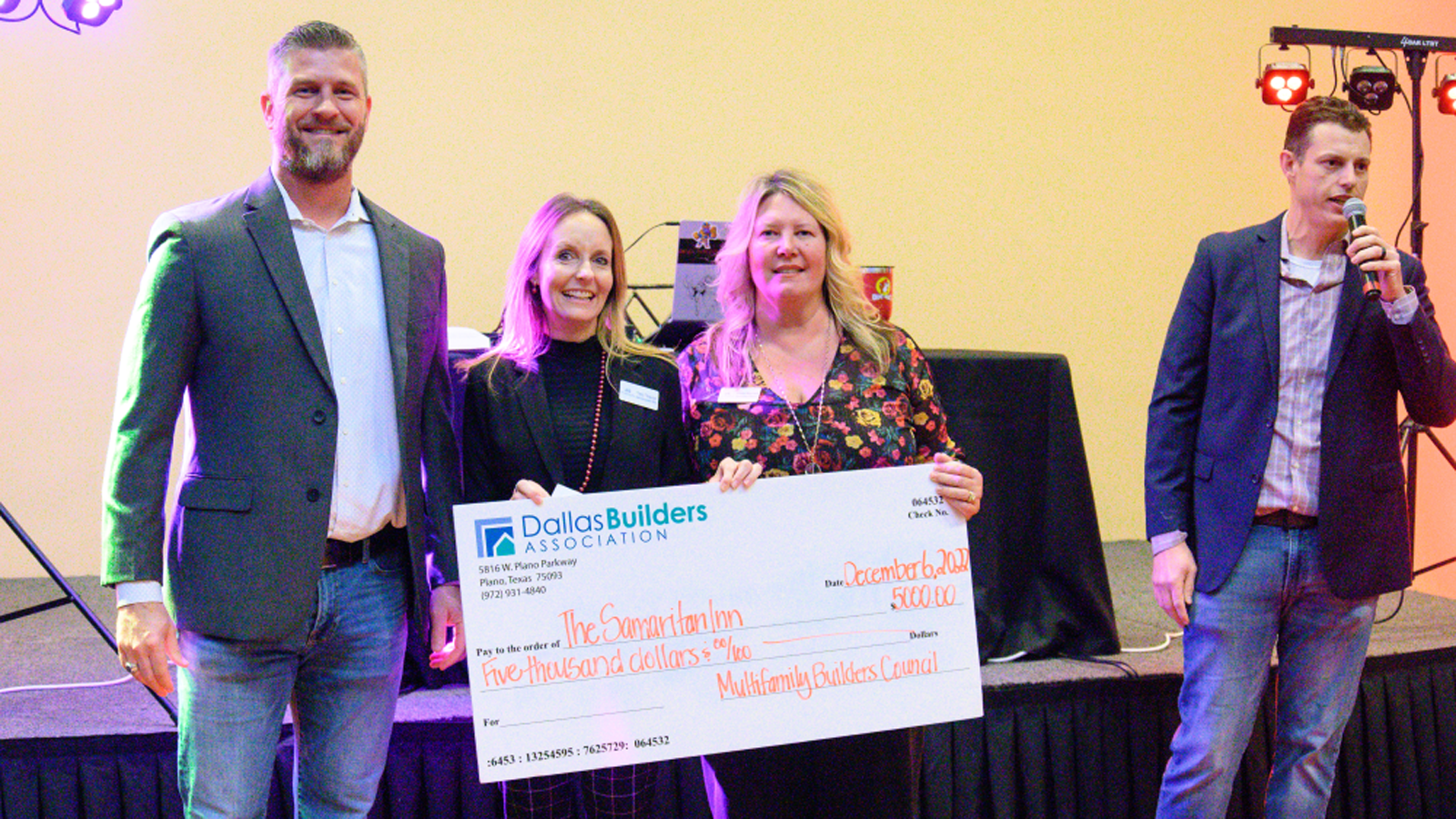 dallas builders present check