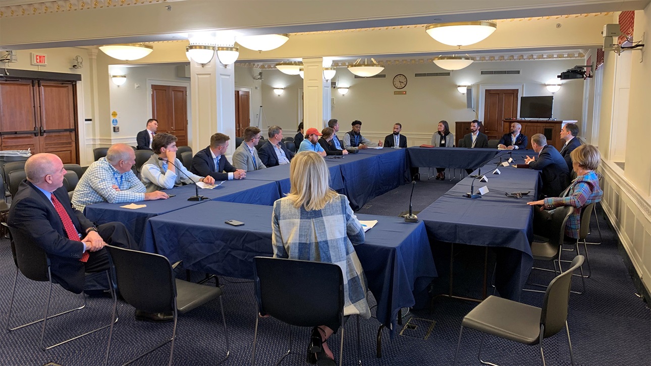 NAHB Emerging Leaders meet with the Problem Solvers Caucus.