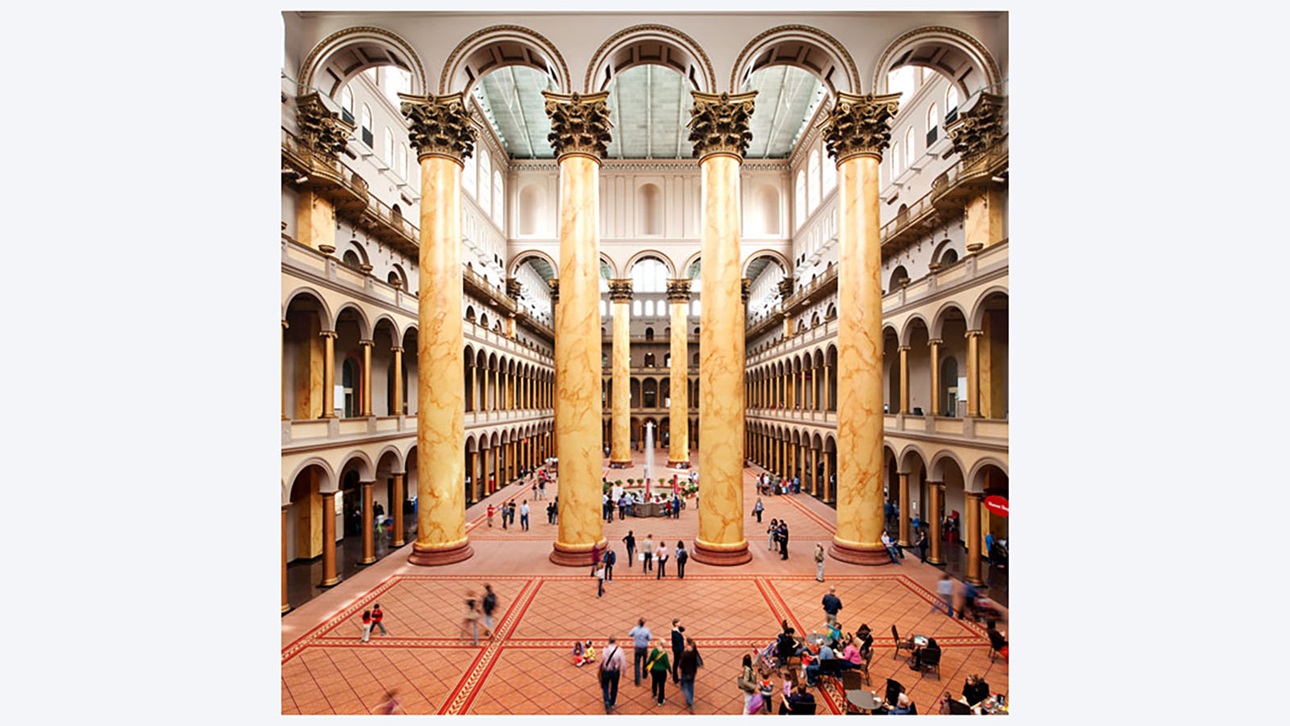 The Great Hall at the National Building Museum