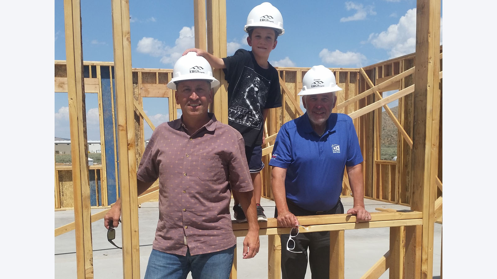 Greg peek with son and father