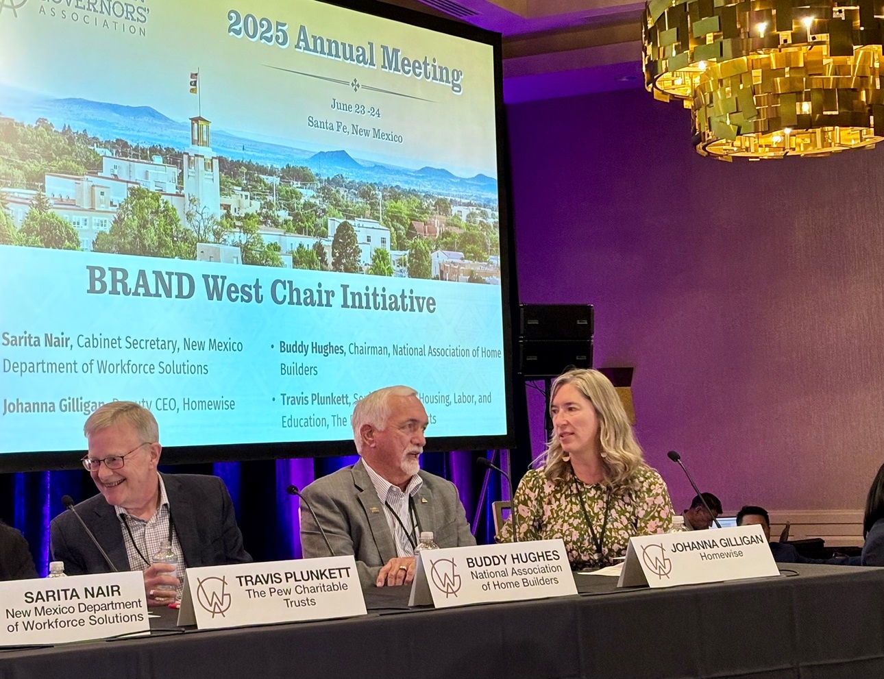 Buddy Hughes at Western Governors Association Event