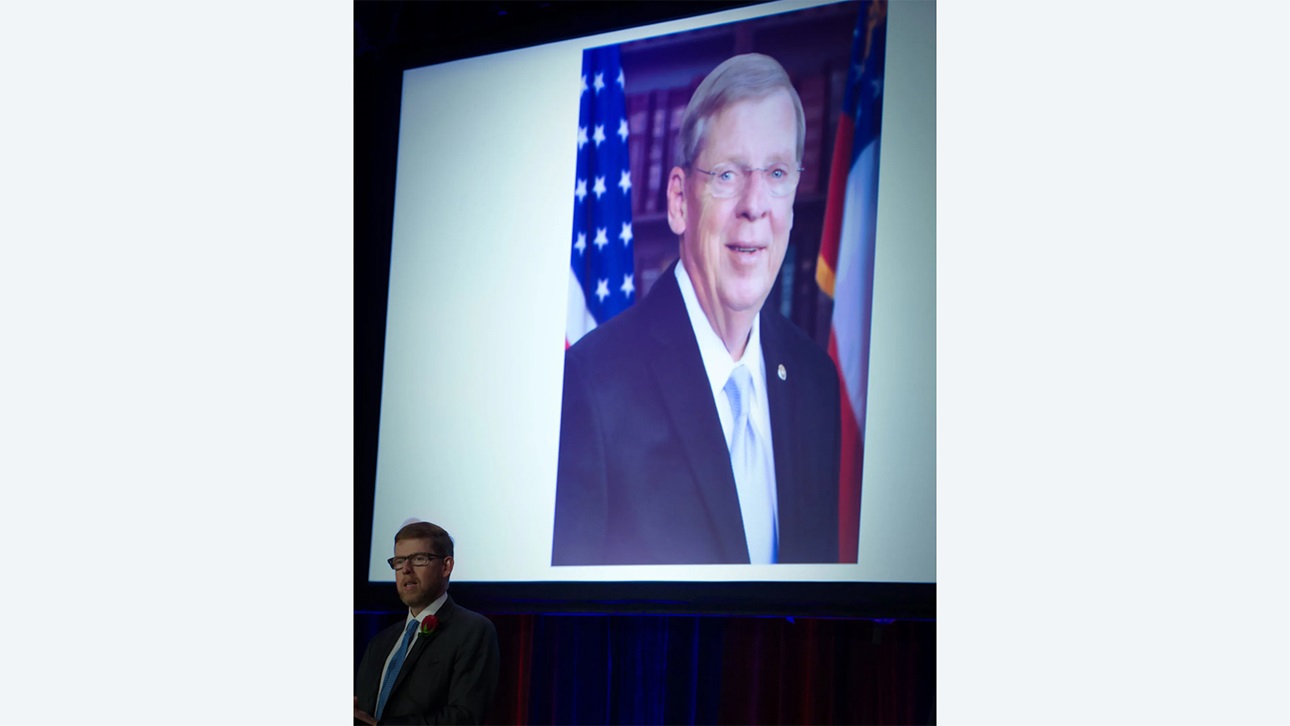 Former U.S. Senator John H. Isakson Hall of Fame induction