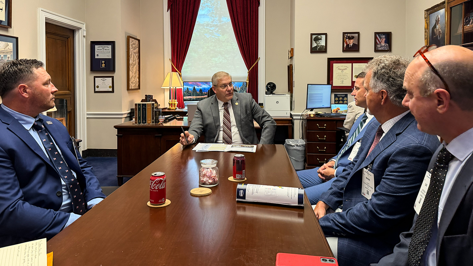Rep. Barry Loudermilk (R-Ga.) (center)