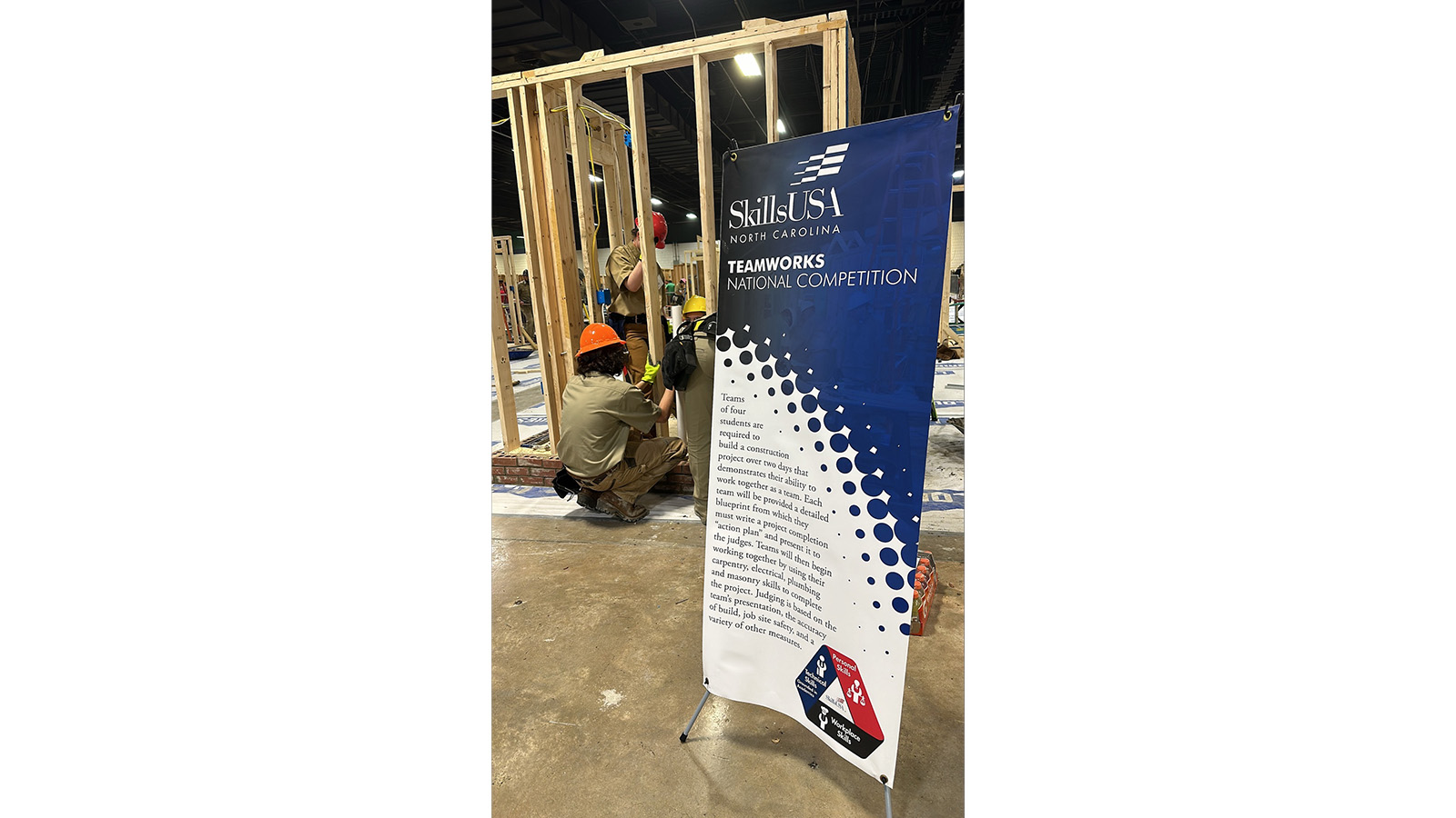 Students at the North Carolina SkillsUSA State Competition