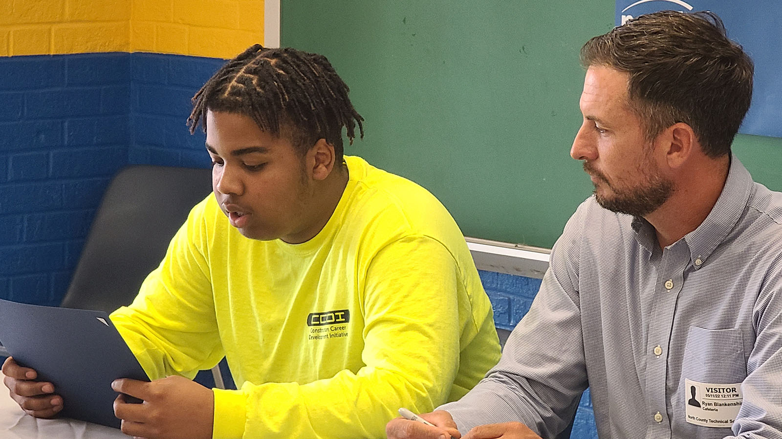 student accepts apprenticeship 