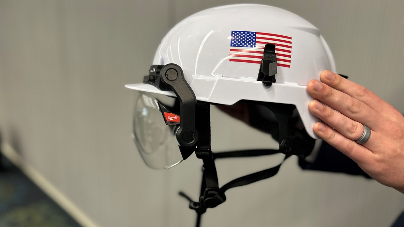 Example safety helmet from OSHA