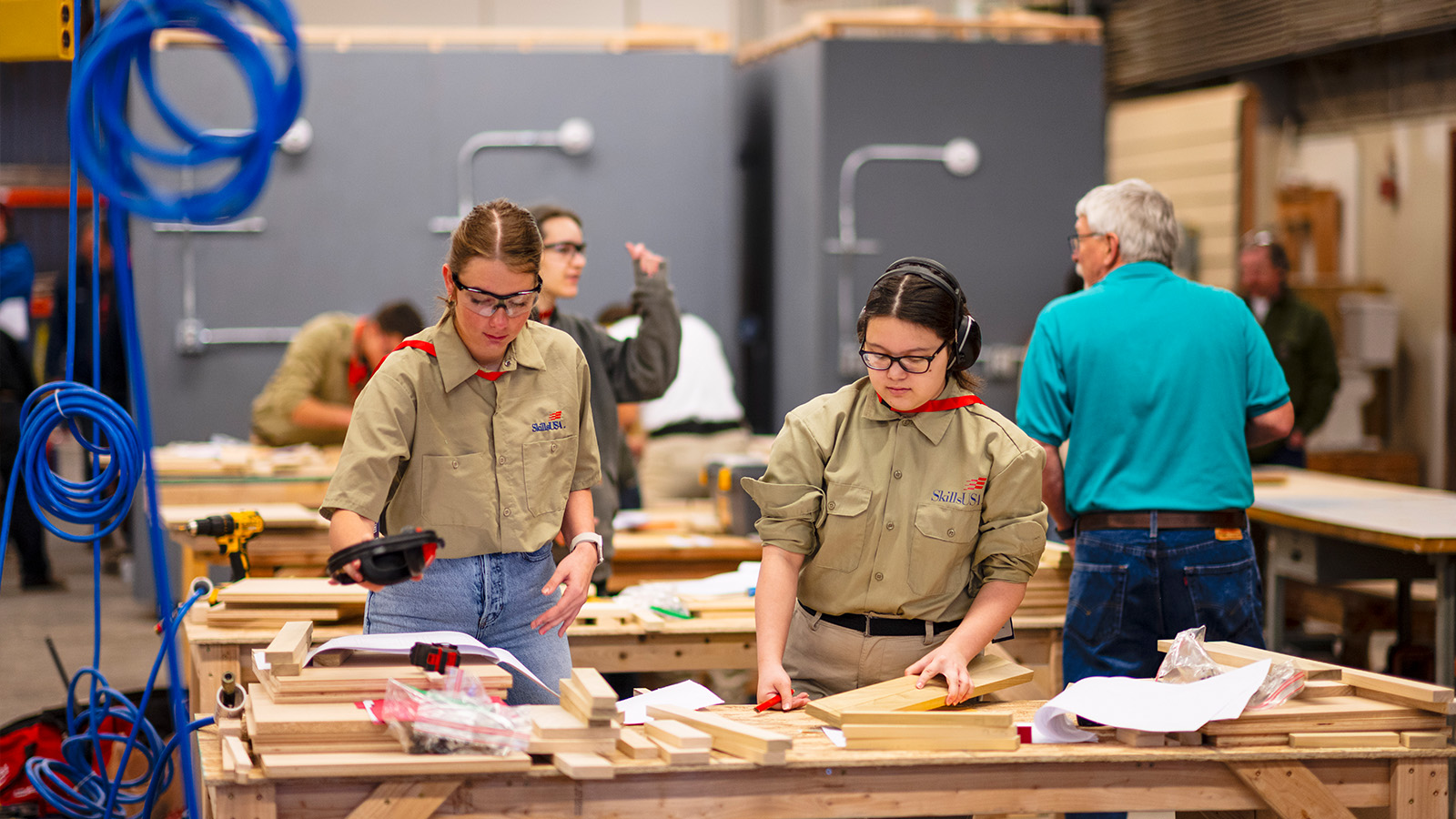 Students at SkillsUSA Washington Competition. Credit: Sailor Rozema / BIA Washington