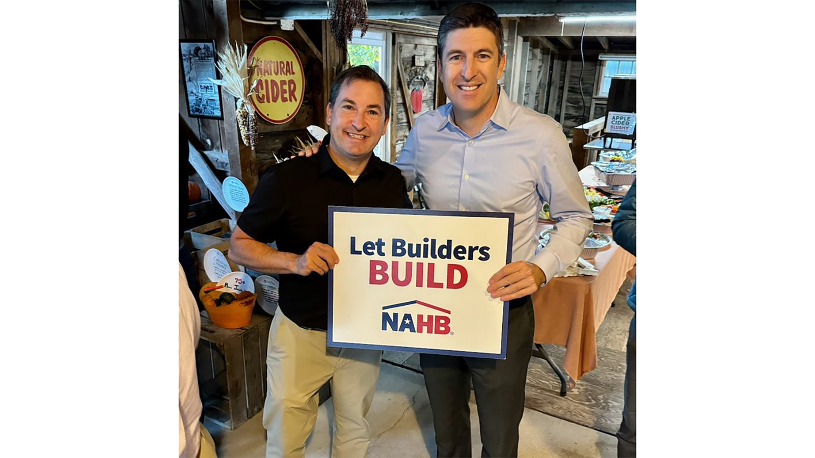 David Belman and Rep. Bryan Steil