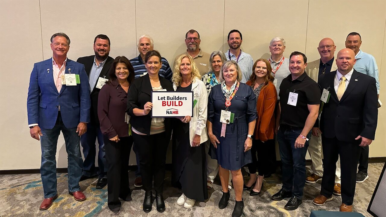 NAHB members at Fall Leadership Meeting 