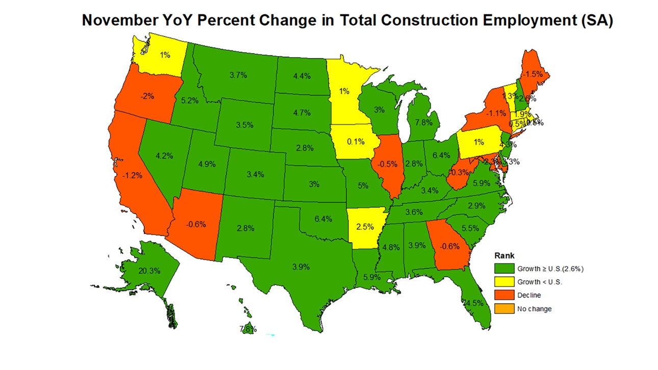 State Employment Data - November 2024