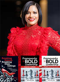 Tammie Ross headshot with her book covers