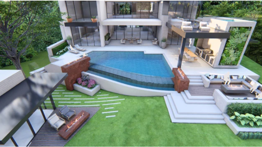 An areial view of the The New American Home 2026