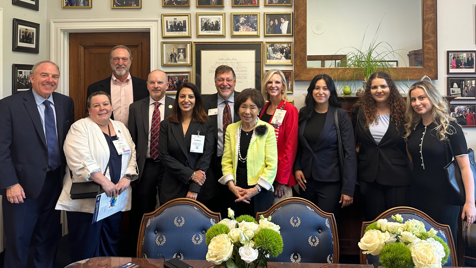 Members meet with Rep  Doris Matsui