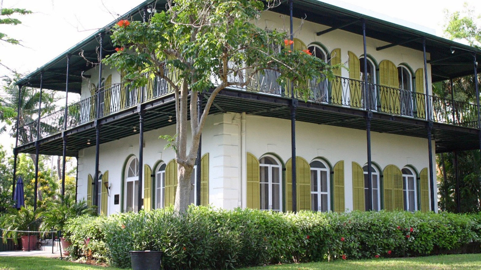 Exterior view of the Hemingway House and Museum.
