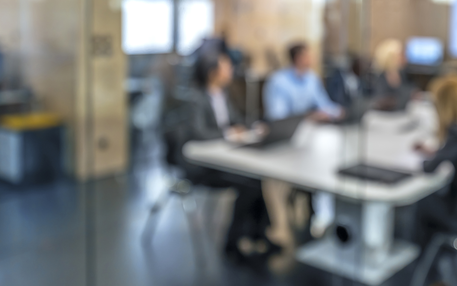 A group of council members at a table