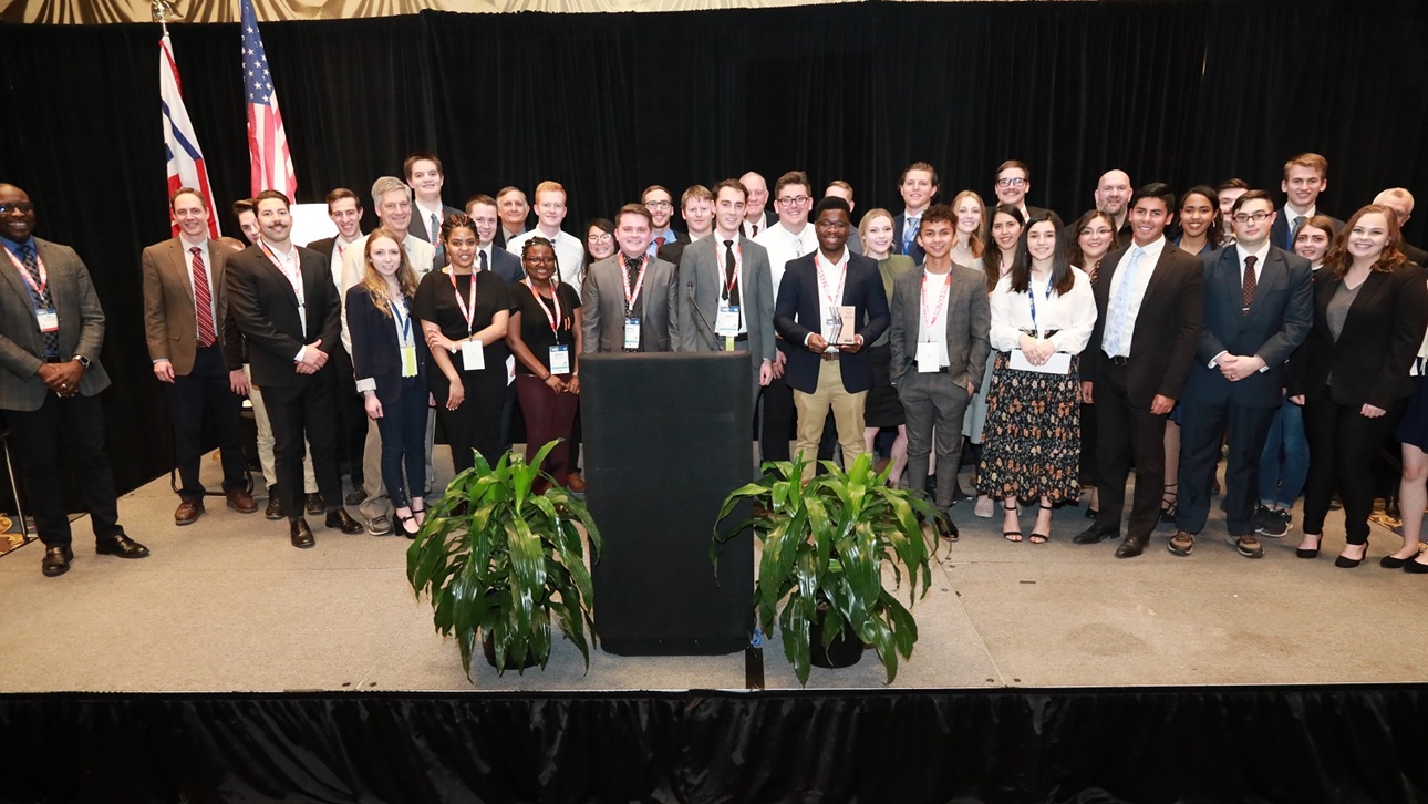 Winners of the outstanding student awards for 2019