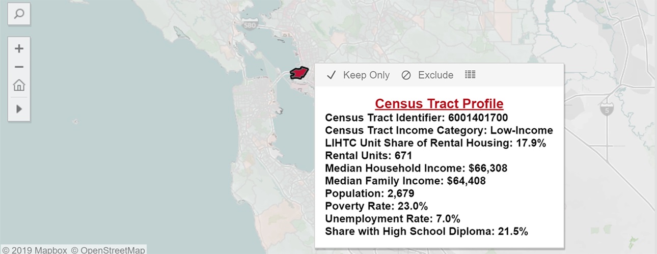 San Francisco Map Breakdown by Qualified Census Tract