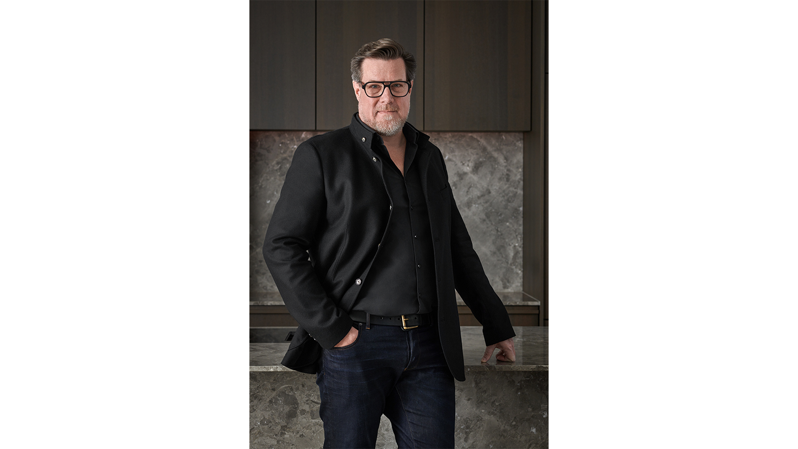 Portrait photo of Sven Baacke, head of design at Gaggenau.