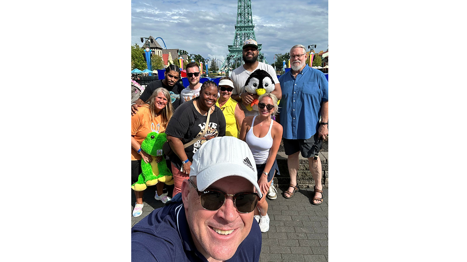 group of staff at retreat