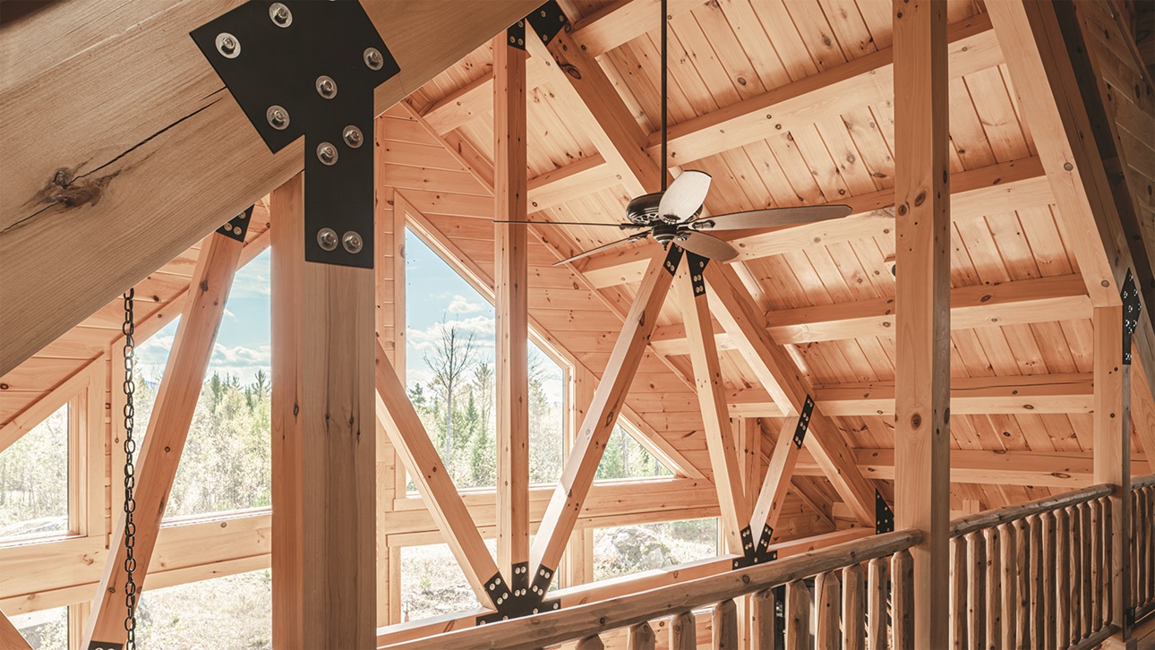 Coventry Log Homes Loft