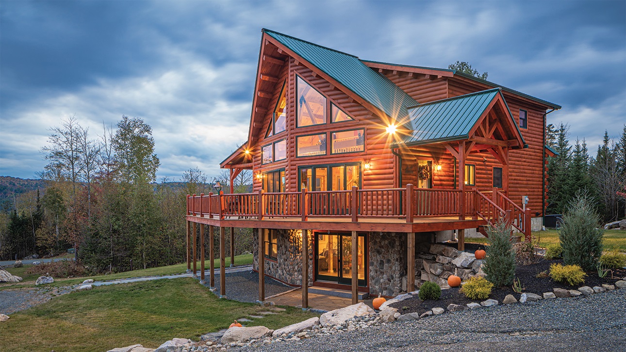 Coventry Log Homes Lancaster Exterior