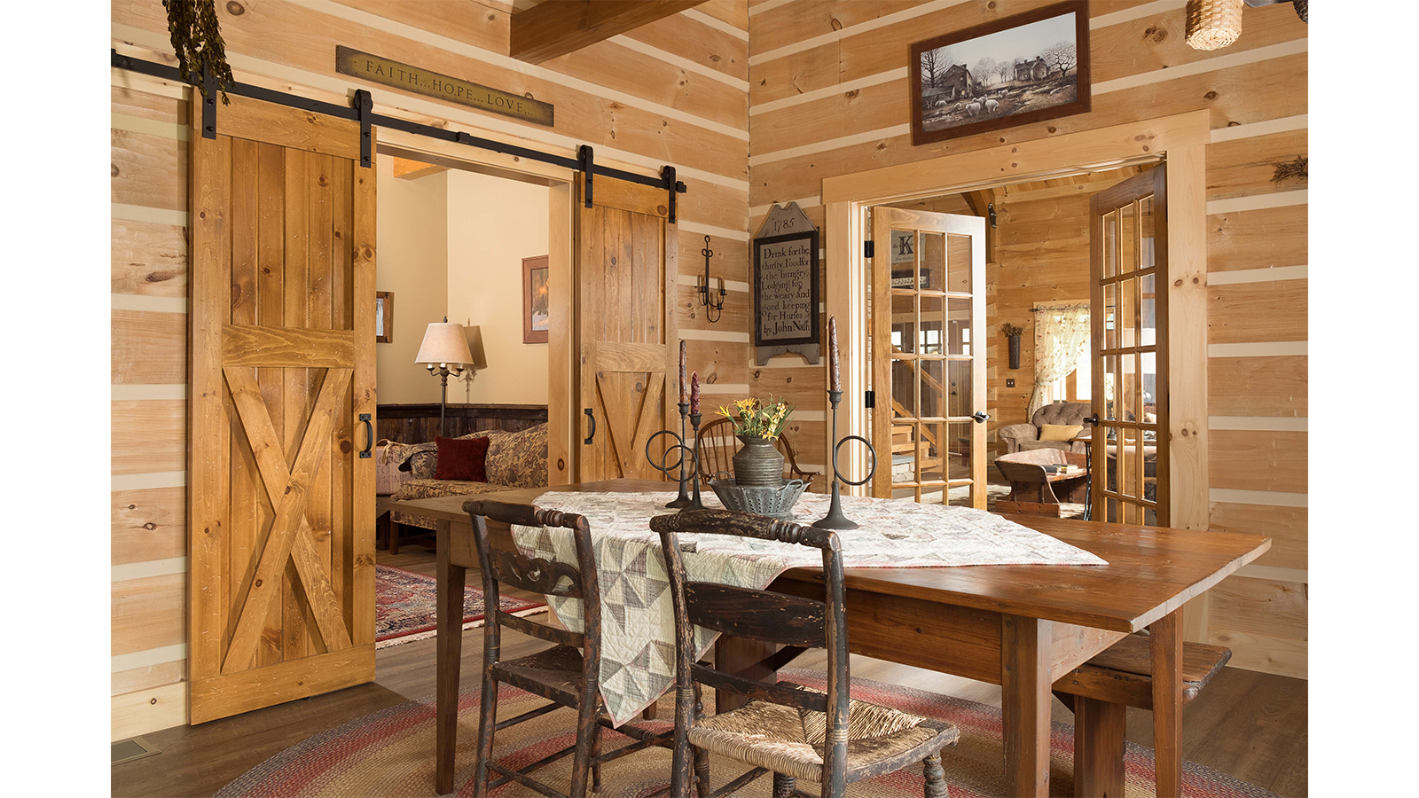 Karchner home barn doors.