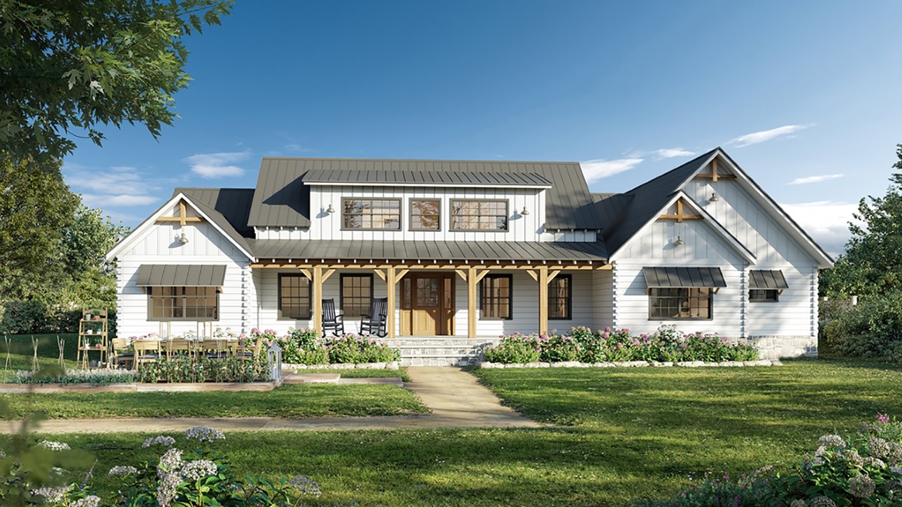 Original Log Cabin Homes Farmhouse